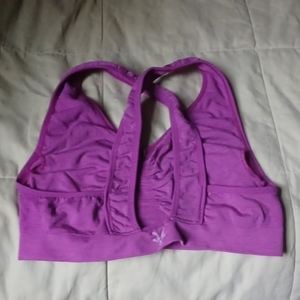 Ibex merino wool sports bra, lightly worn. Small, purple.
